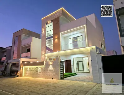 Luxury villa for sale in Al Bahya area – Ajman | 6 master bedrooms + elegant design