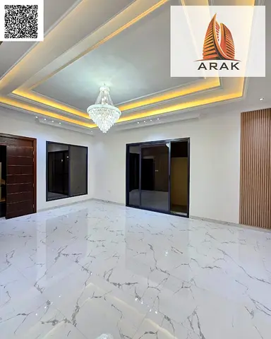 للإيجار – فيلا في الياسمين، عجمان  فرصة مميزة للإيجار فيلا فاخرة جاهزة للسكن في منطقة الياسمين بعجمان، تتميز بتصميم عملي وفخم يلبي جميع احتياجات العائ