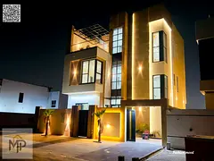 Sikka Villa with (pool)|ajman|al helio2|4 master rooms, majlis, 3 halls, pool, roof|price included r