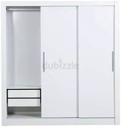 Modern White Sliding Wardrobe