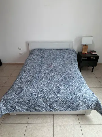 Ikea Malm double bed with storage and mattress for sale