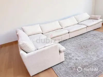 Home Center swin feather filled sofa