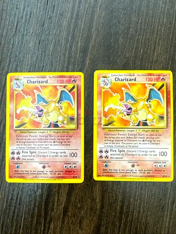 Charizard Pokémon Cards (2) - 120 HP
