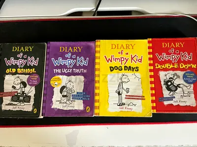 Diary of wimpy kid paperback book bundle