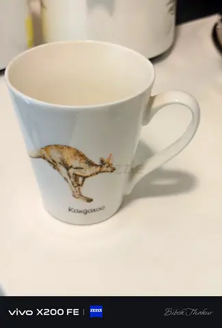 Kangaroo Themed Coffee Mug