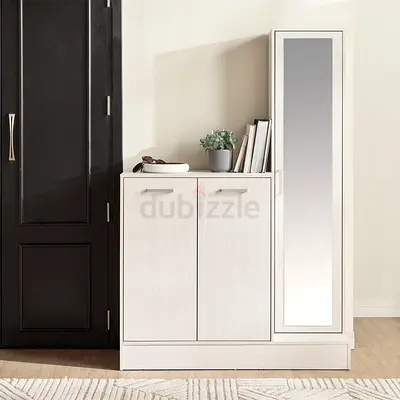 Modern Wardrobe with Mirror and Storage