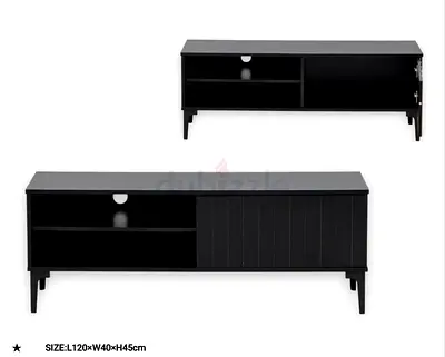 My black TV console - 120x40x45 cm