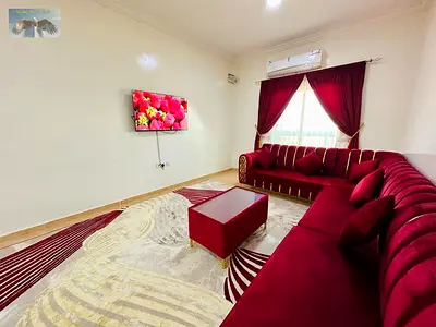 شقه مفروشه غرفه وصاله المويهات 3 قريبه من أسواق المبارك السعر 3500 شامل الفواتير والانترنت