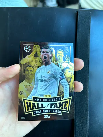 Cristiano Ronaldo Hall of Fame collectible trading card