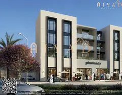 For sale: retail shop in Azha Ajman, prime location on main boulevard, area 1161 sq ft, ground floor