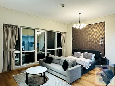 Luxury Furnished Studio | Balcony | Chiller Free | Front of Metro