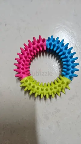 Spiky Rubber Ring Dog Toy — Lightly Used