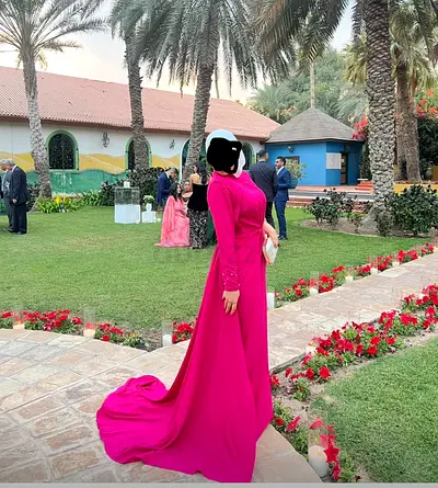 Party modest long dress