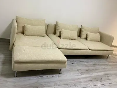 IKEA Soderhamn L Shape Sofa Beige Good Condition