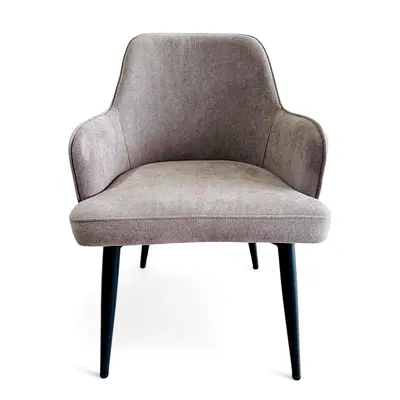 Elegant Fabric Suede Chair