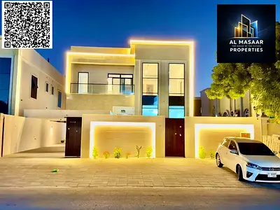 فيلا تصميم موردن مساحة 5000 قربية من المسجد و الشارع الرئيسى بسعر شامل المكييفات و قابل لتفاوض