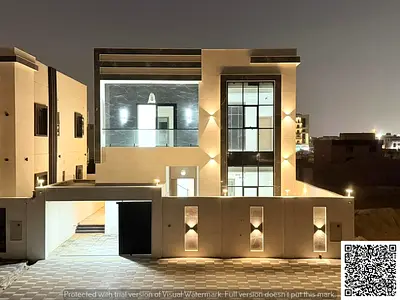 🏡 فيلا فاخرة للبيع في الباهية – عجمان | واجهة حجر | تصميم عصري ومساحات واسعة