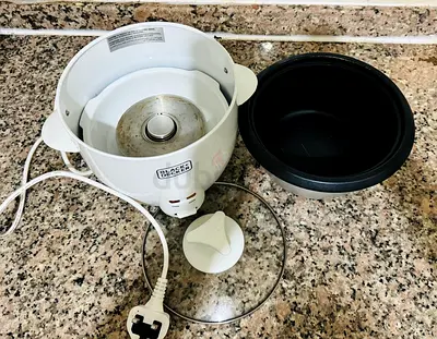 Electric Rice Cooker with Non-Stick Pot