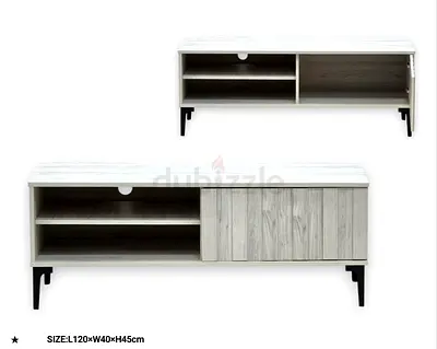 Light wood TV stand / entertainment center - 120x40x45 cm