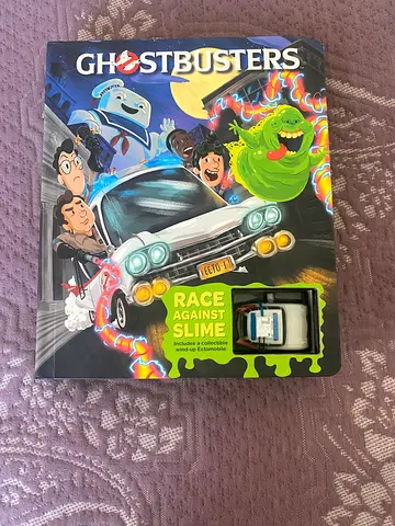 Ghost Busters interactive book with toy