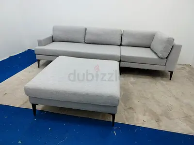 Super comfy west elm andes gray sofa