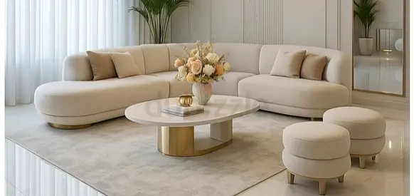Elegant Modern L shape sofa