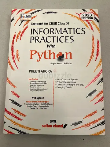 (1PCS) Used Informatics Practices with Python - CBSE Class 11 (2023 Edition)