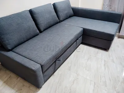 Comfortable Grey Corner Sofa
