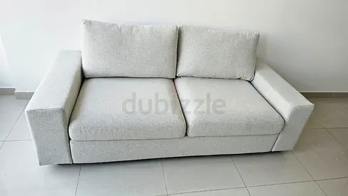 IKEA vimle Two Seater Sofa Bed Beige