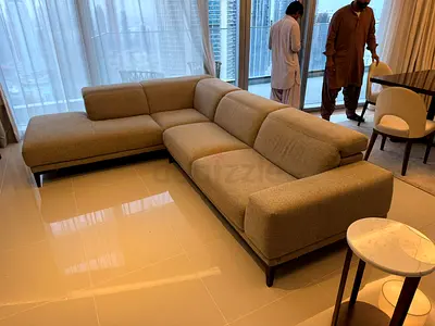 Natuzzi premium Italian L shape sofa