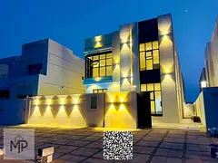 Modern luxury 5-bedroom villa with private pool for sale in Helio 2 - Ajman | Registration and title