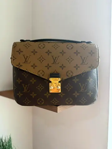 Louis Vuitton Monogram Reverse Canvas Pochette Metis Bag