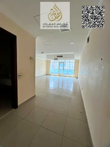 3 غرف وصالة للإيجار في التعاون – الشارقة | تكييف مجاني | جيم ومسبح | 70,000 درهم