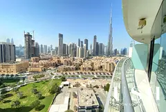 Furnished 1BR | Burj View | Vacant | Elegant