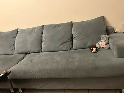 URGENT SALE!! Grey Sofa with Cushions