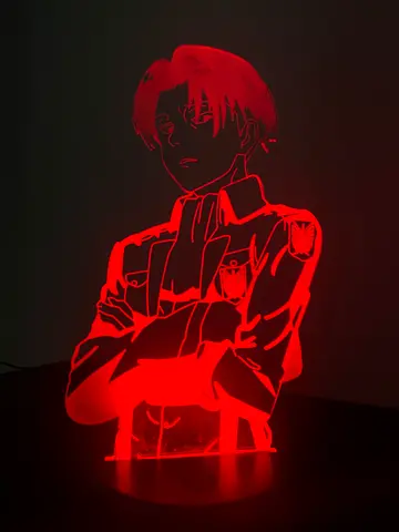 LED Illumination Artwork of a Character