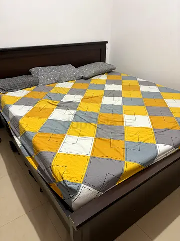 KING Size Bed with out  Mattress