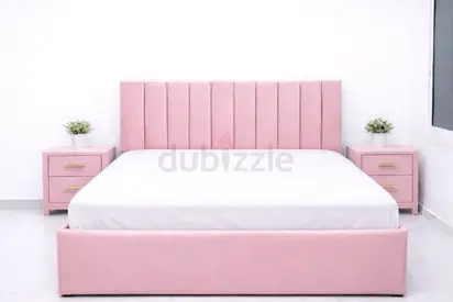 Modern Pink Brand new Queen bed frame storage with medical mattress Queen size bed good Quality