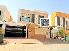 Luxury villa for rent in Al Yasmin with a modern design and high-end finishes at a negotiable price.