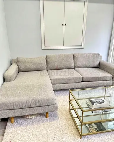 West elm Eddy L shape sofa