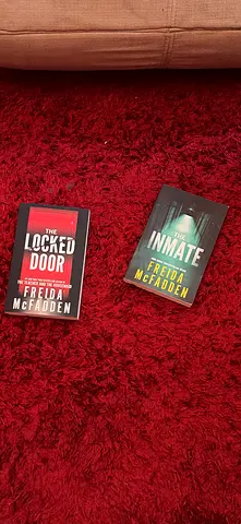 Set of 2 paperbacks by Freida McFadden — The Inmate  The Locked Door