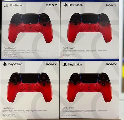 Ps5 / pc / mobile / Mac New color ps5 My 4x Sealed Sony PS5 DualSense Controllers (Red/Black)