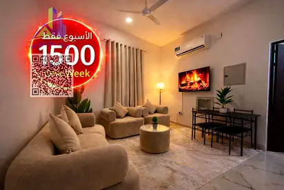 شقة غرفة وصالة مفروشة للايجار الاسبوعي عجمان صف ثاني الكورنيش