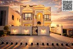 Exceptional Luxury Villa Two Floors + Roof |Central AC Included🏡