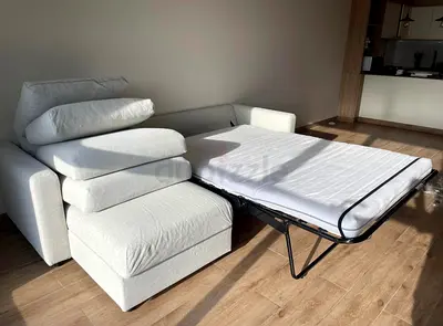 IKEA vilme L Shape Sofa Bed Beige Good Condition