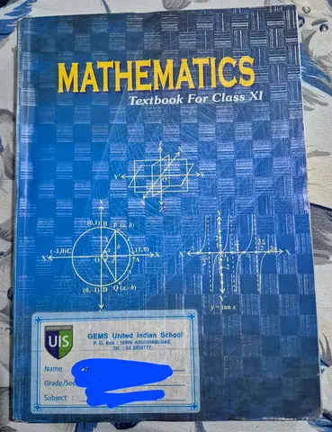 Grade 11 NCERT Mathematics textbook for sale