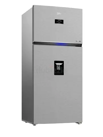 Beko 650L Double Door Refrigerator with Water Dispenser - 1 Year Warranty