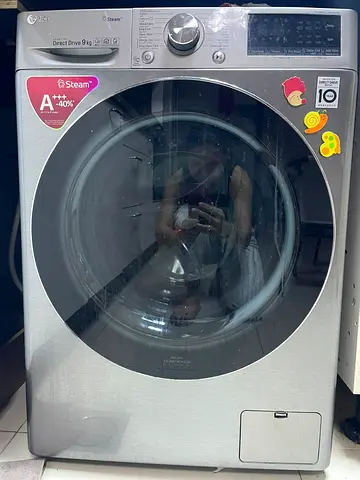 LG 9 Kg Front Load Washing Machine, Fully Automatic, 1400 RPM, AI DD Steam, ThinQ, Color FREE DELIVE