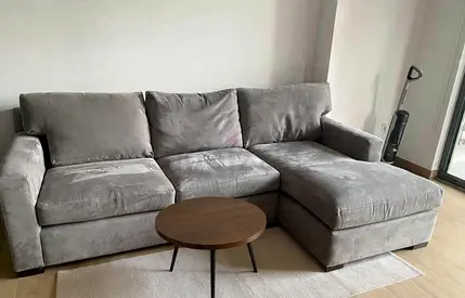 As nee Cratebarrel axis L shape sofa