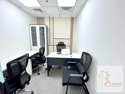 Corporate Offices with Elegant Reception & Lounge Area | Near METRO- BURJUMAN Station | Prime Location